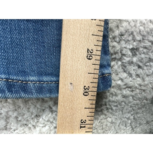 Lucky Brand Jeans Women's 12/31 (32X32) Stevie High Rise Flare Medium Wash Retro - Picture 7 of 10